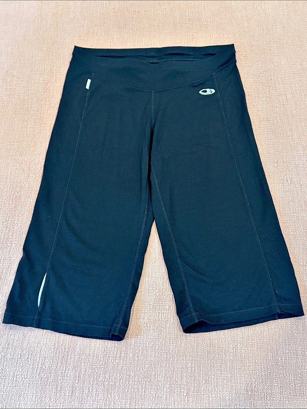 Icebreaker 260 Merino midweight 3/4 length Pants / capris Black Women's Athletic